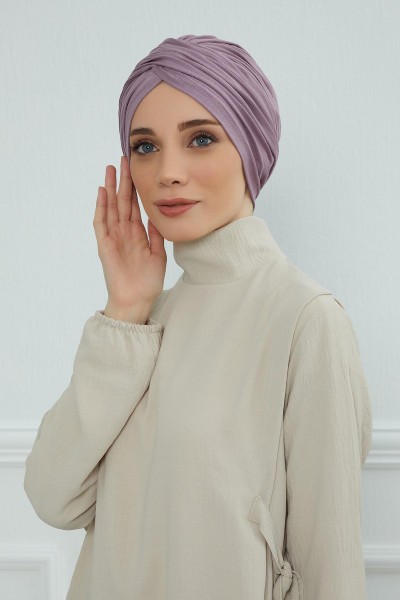 Moda Çizgi - Tesettür Bone,B-9 Lila