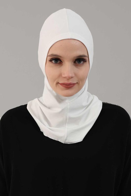Tesettür İç Bone,TB-1 Beyaz - 1