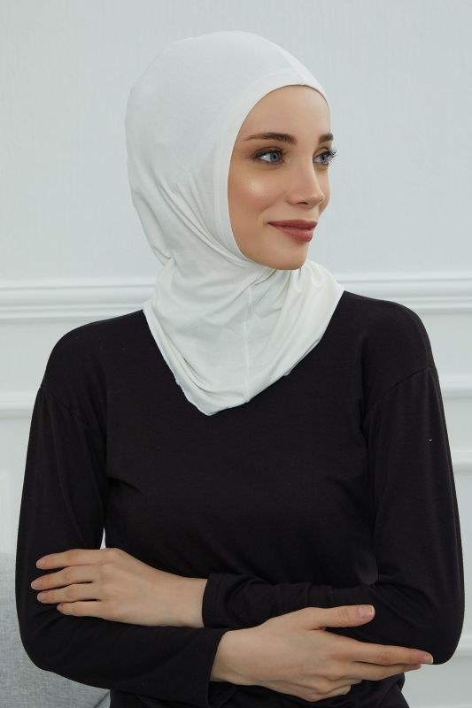 بونيه حجاب داخلي، كريمي TB-1 - 3