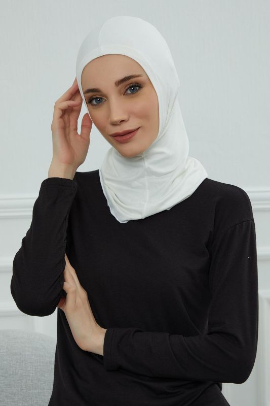 بونيه حجاب داخلي، كريمي TB-1 - 4