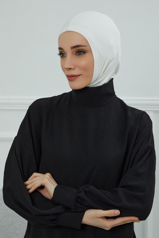 بونيه حجاب داخلي، كريمي TB-1 - 6