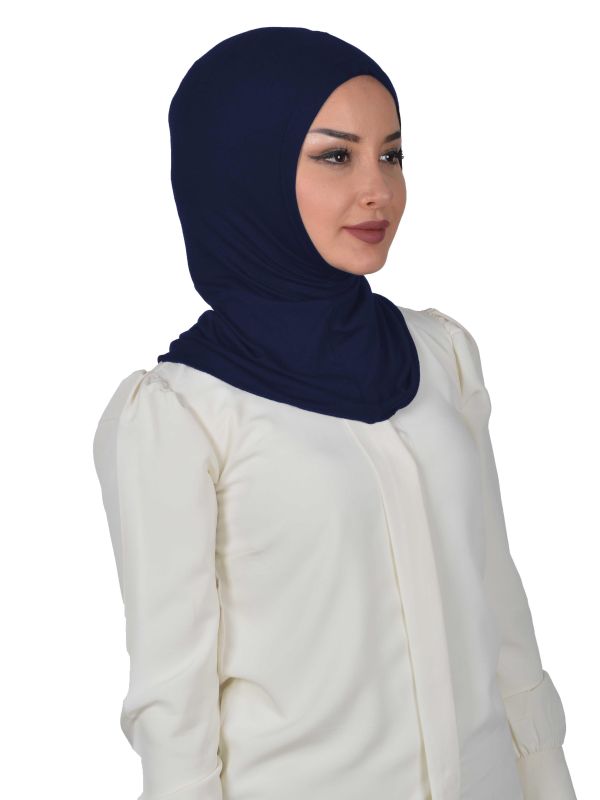 Hijab Underwear Bonnet, TB-1 Navy Blue - 2