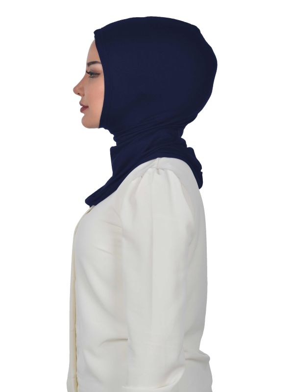 Hijab Underwear Bonnet, TB-1 Navy Blue - 4