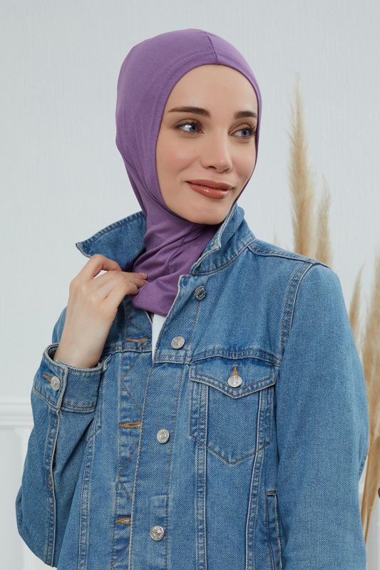 Hijab Underwear Bonnet, TB-1 Purple 2 - 2