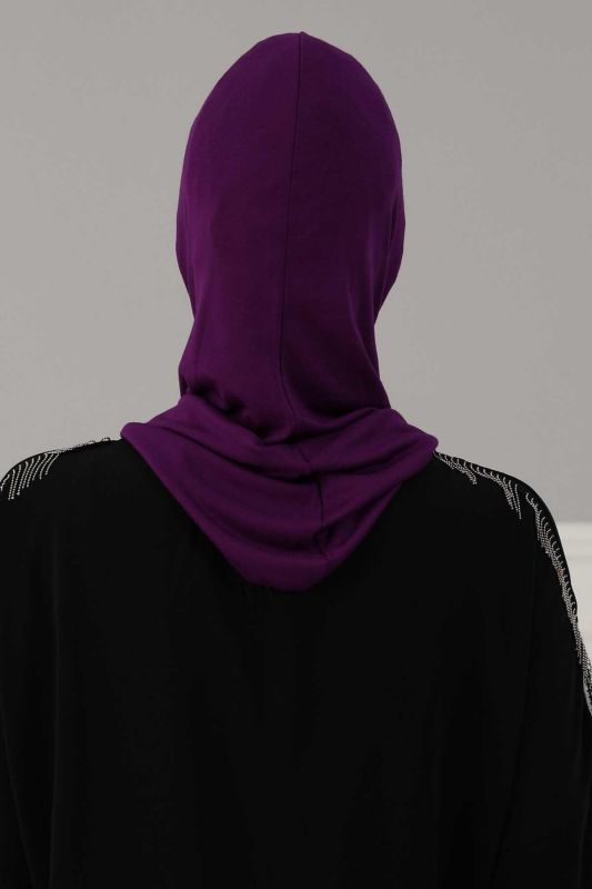 Hijab Underwear Bonnet, TB-1 Purple - 4