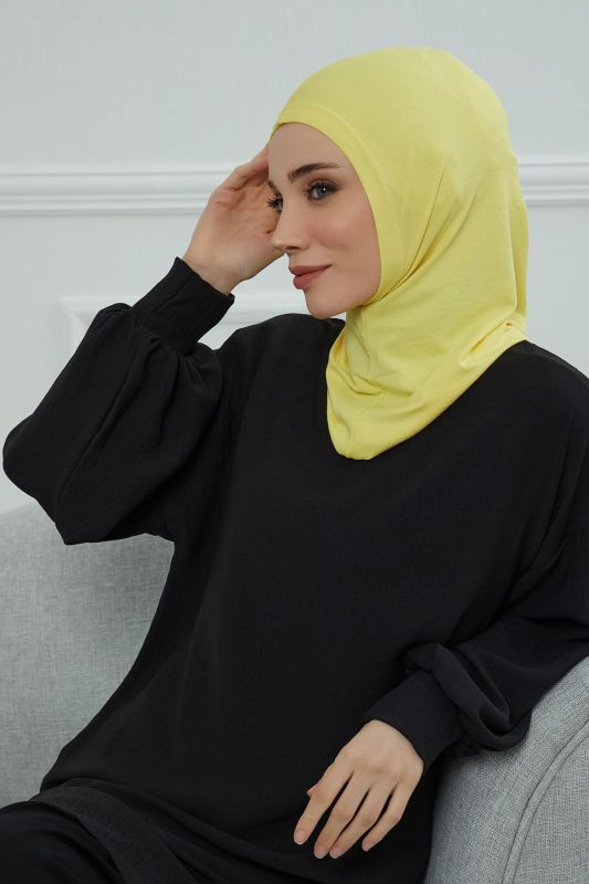 بونيه حجاب داخلي، TB-1 أصفر - 2