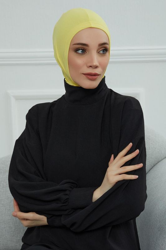 بونيه حجاب داخلي، TB-1 أصفر - 6