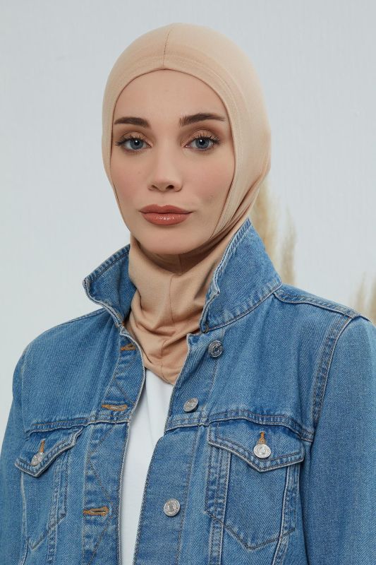 Tesettür İç Bone,TB-1 Sütlü Kahve - 1