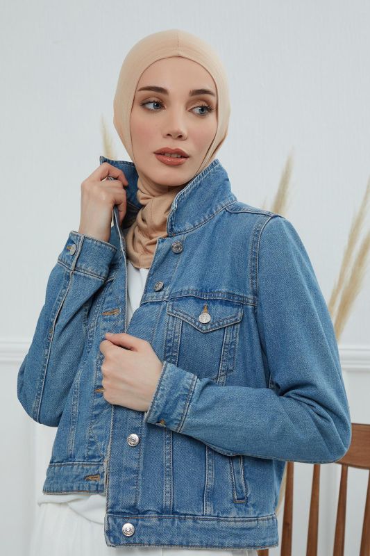 Tesettür İç Bone,TB-1 Sütlü Kahve - 3