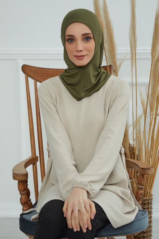 Hijab Underwear Bonnet, TB-5 Khaki - 4