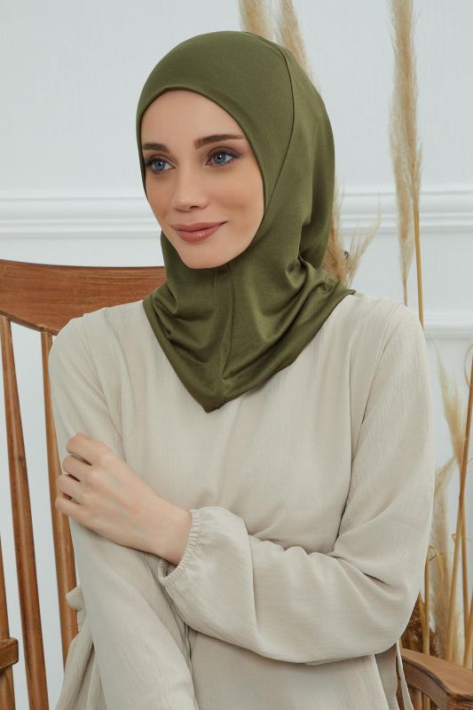 Hijab Underwear Bonnet, TB-5 Khaki - 5