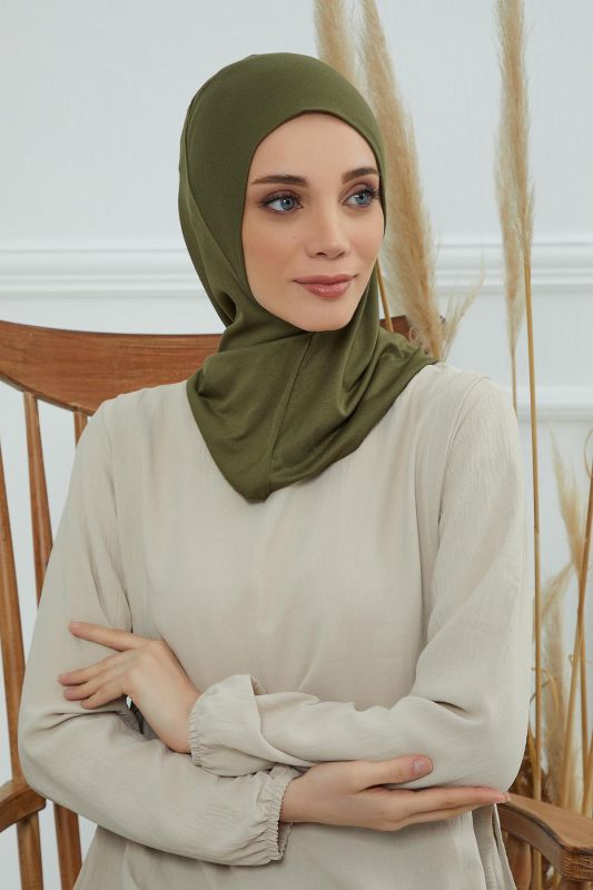 Hijab Underwear Bonnet, TB-5 Khaki - 6
