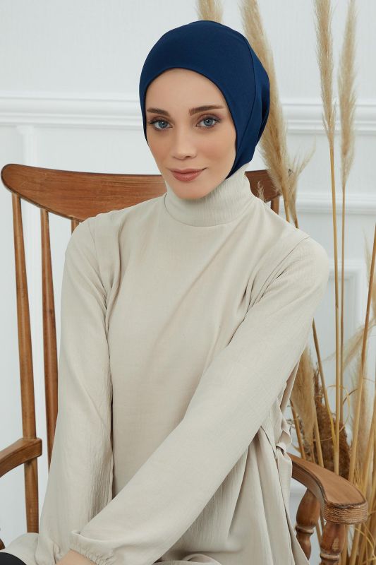 Tesettür İç Bone,TB-5 Lacivert - 2