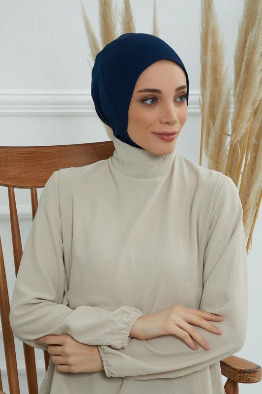 Tesettür İç Bone,TB-5 Lacivert - 3