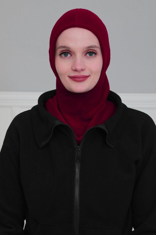 غطاء حجاب داخلي قطبي، TB-1P أحمر كلاريت - 5