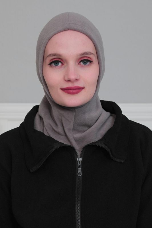 Tesettür Polar İç Bone,TB-1P Gri - 1