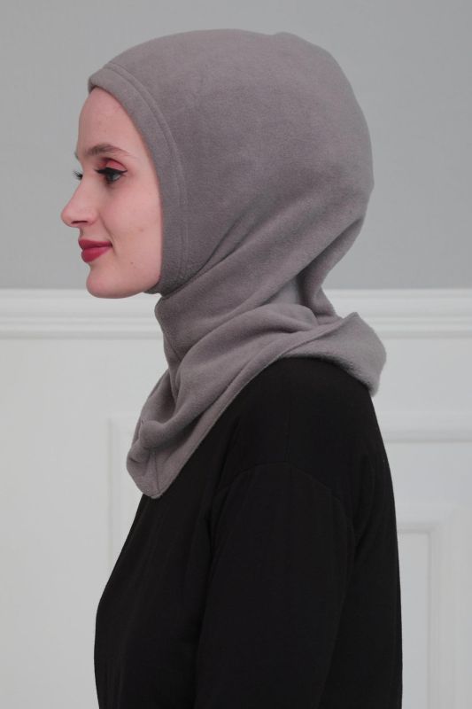 Tesettür Polar İç Bone,TB-1P Gri - 6