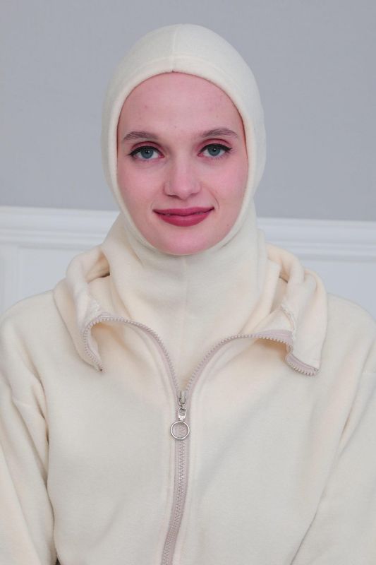 Tesettür Polar İç Bone,TB-1P Krem - 2