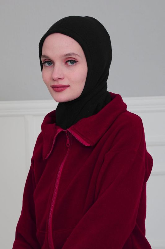 Tesettür Polar İç Bone,TB-1P Siyah - 2