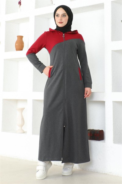 Tesettür Spor Ferace ANTRASİT - Thumbnail