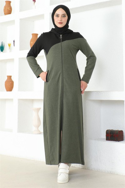 Tesettür Spor Ferace HAKİ - Thumbnail