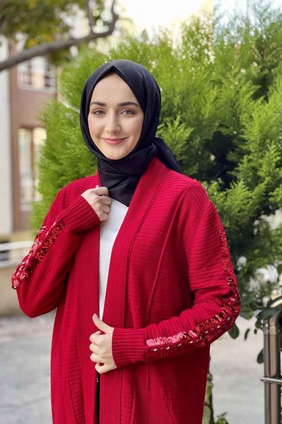 Moda Çizgi - Moda Çizgi Triko Hırka