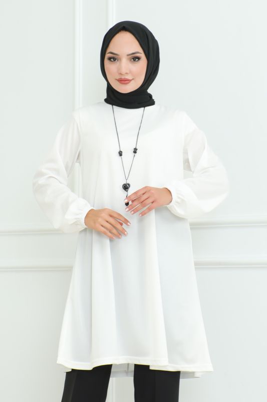 tunik beyaz 601 - 3
