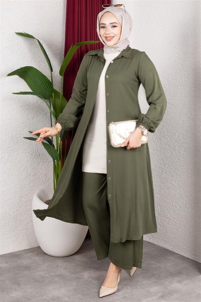 SGS - Uzun Tesettür Takım HAKİ