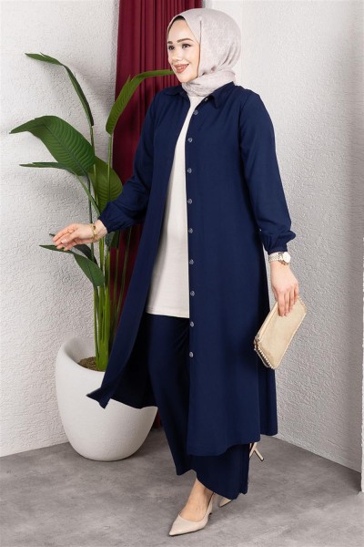 SGS - Uzun Tesettür Takım LACİVERT