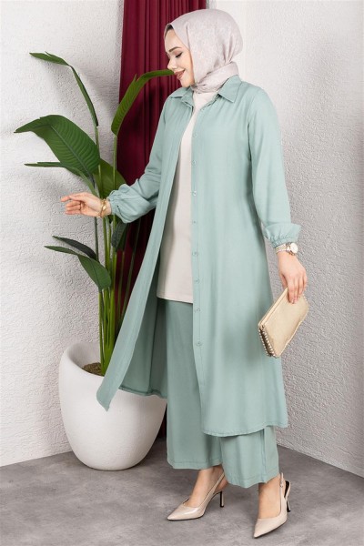SGS - Uzun Tesettür Takım MİNT