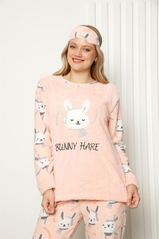 Welsoft Polar Women's Cuffed Pajama Set 8417 - 1
