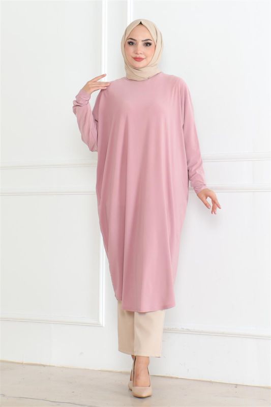 Yarasa Kol Salaş Tunik PUDRA - 1