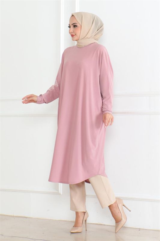 Yarasa Kol Salaş Tunik PUDRA - 2