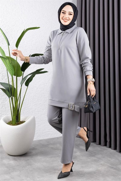 AYM - Yarım Fermuarlı Spor Takım GRİ