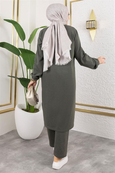 Yırtmaç Detaylı Spor Takım HAKİ - Thumbnail