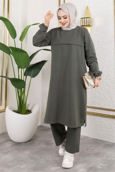 AYM - Yırtmaç Detaylı Spor Takım HAKİ