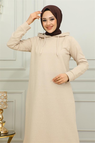 Yırtmaçlı Spor Elbise TAŞ - Thumbnail